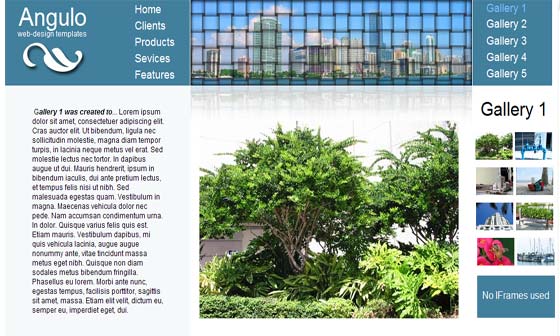 Weaved Skyline Template working Gallerys